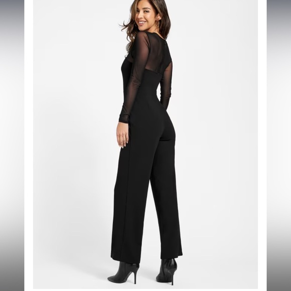 Guess Factory Baha Jumpsuit black NWT sizes L & XL - Picture 3 of 5